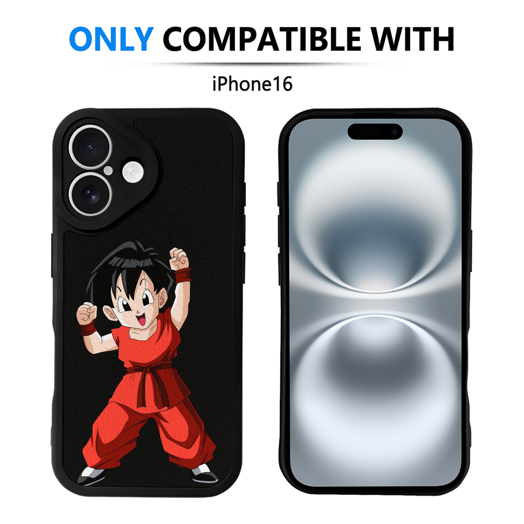 （画像用） ドラゴンボール パン DRAGON BALL Pan 【iPhone 16シリーズ対応】シリコンスマホケース（レザー調） 材質：シリコン